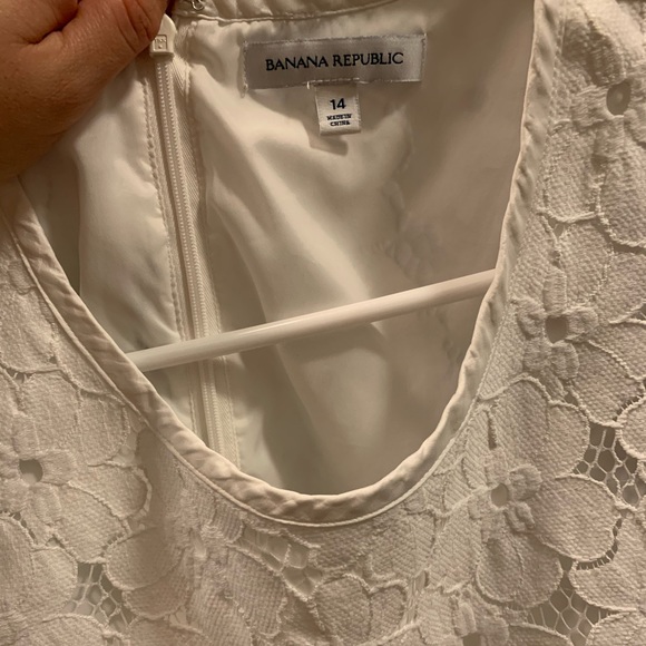 Banana Republic White lace dress - Picture 4 of 5